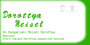 dorottya meisel business card